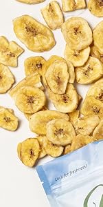 Dried Banana Chips Sweetened