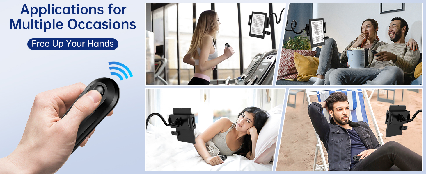 kindle bed holder with remote