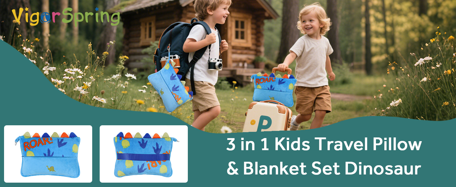 Travel Pillow and Blanket Set