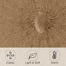 fabric is soft to the touch breathable smooth gentle elasticity keeping you warm in cool weather