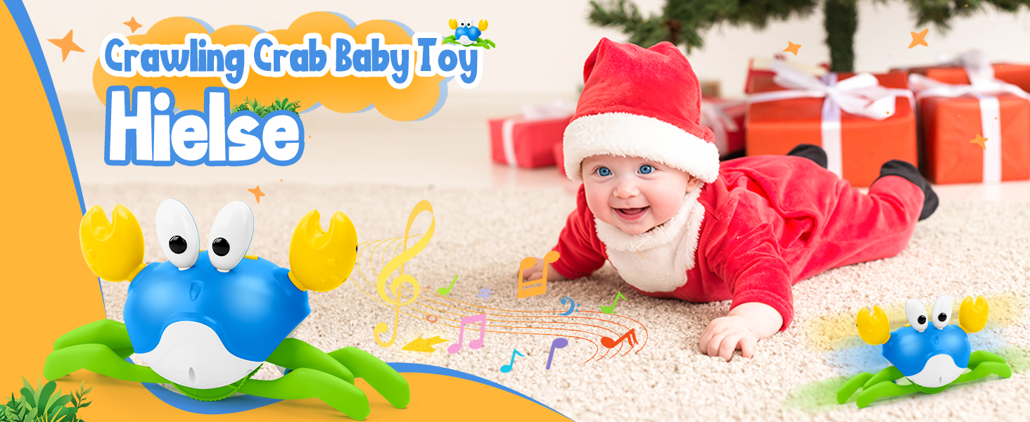 crawling crab baby toy