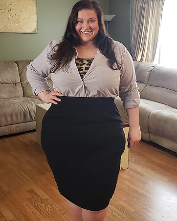 IN'VOLAND Womens Plus Size Button Down Shirt