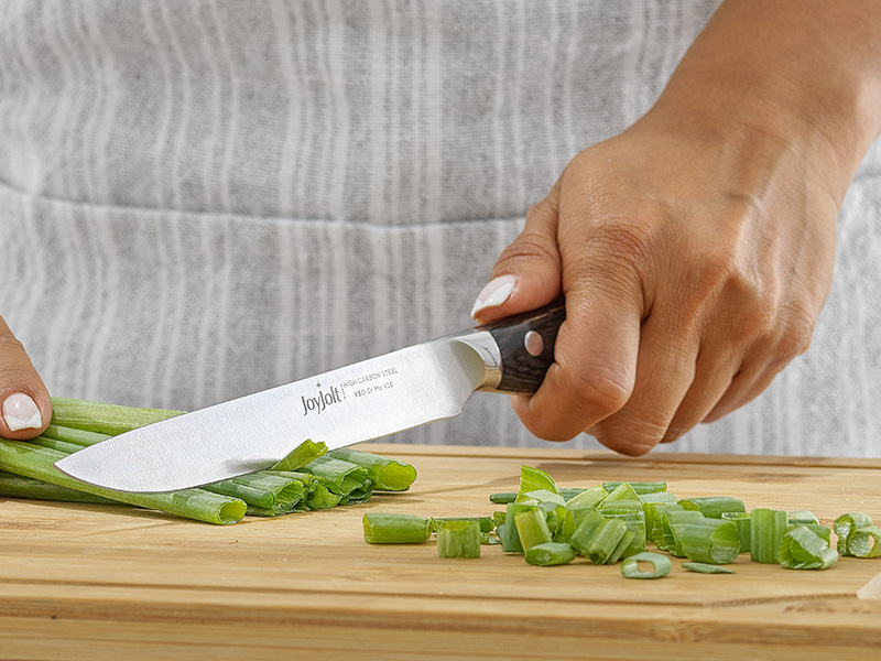 JoyJolt 2pc Kitchen Knife Set. 5.5” Utility Knife and 3.5