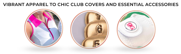 womens golf ladies golfing white pink clothes hats accessories cute golf accessories women ladies