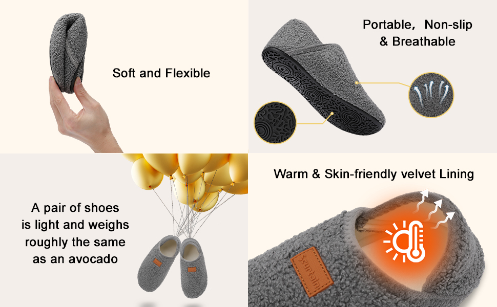 Pantuflas para hombre y mujer