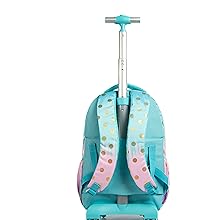 17" Rolling Backpack for Girls