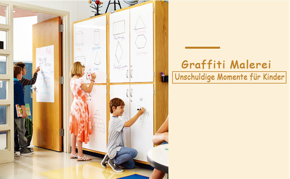 thumbnail: Magneetfolie Whiteboard 40x90 Cm - Zelfklevend Afwisbaar Bord Voor Kantoor, School Of Thuis