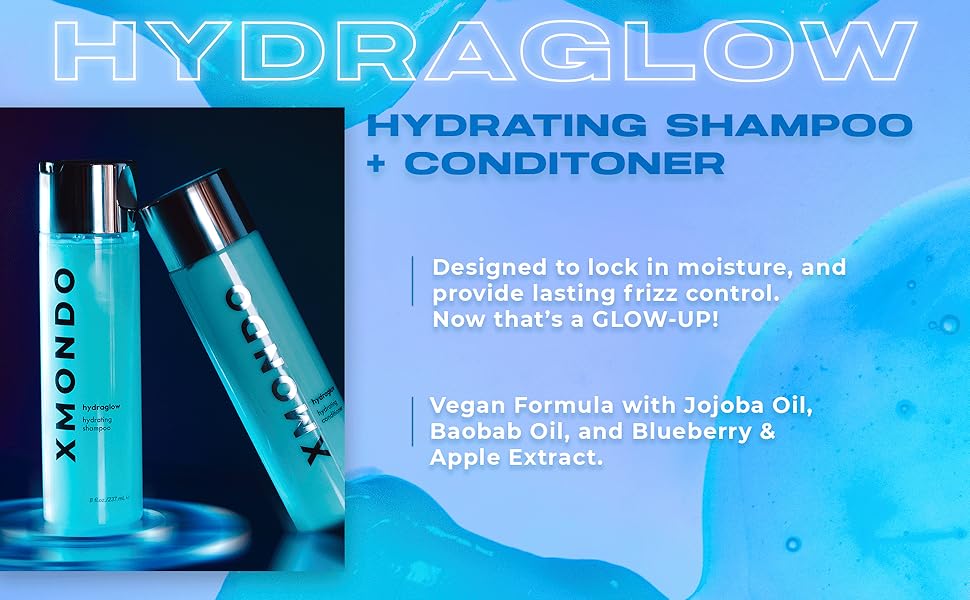 XMONDO Hair Hydraglow Hydrating Shampoo & Conditioner
