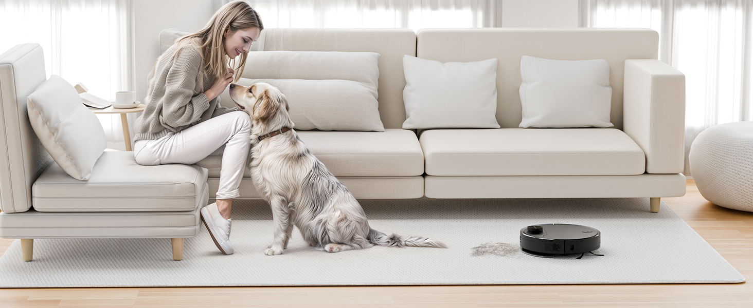 robot vacuum pet hair