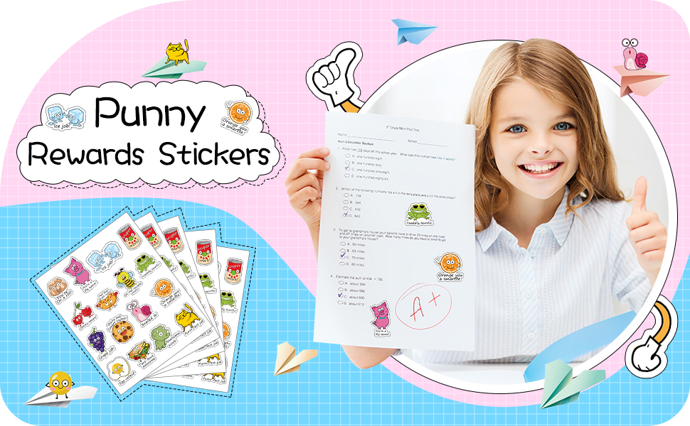 Punny Rewards Stickers Punny Labels Motivational Stickers - Temu