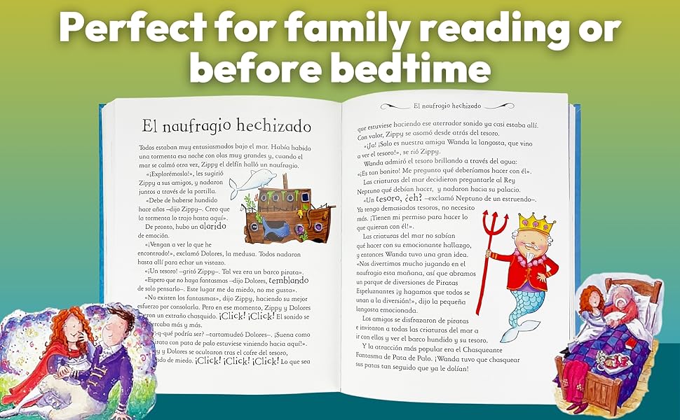 family reading and bedtime