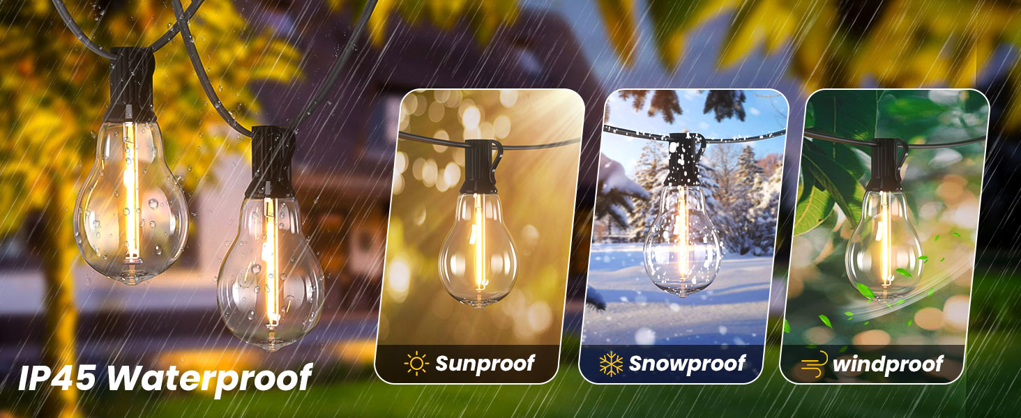 outdoor lights 100ft