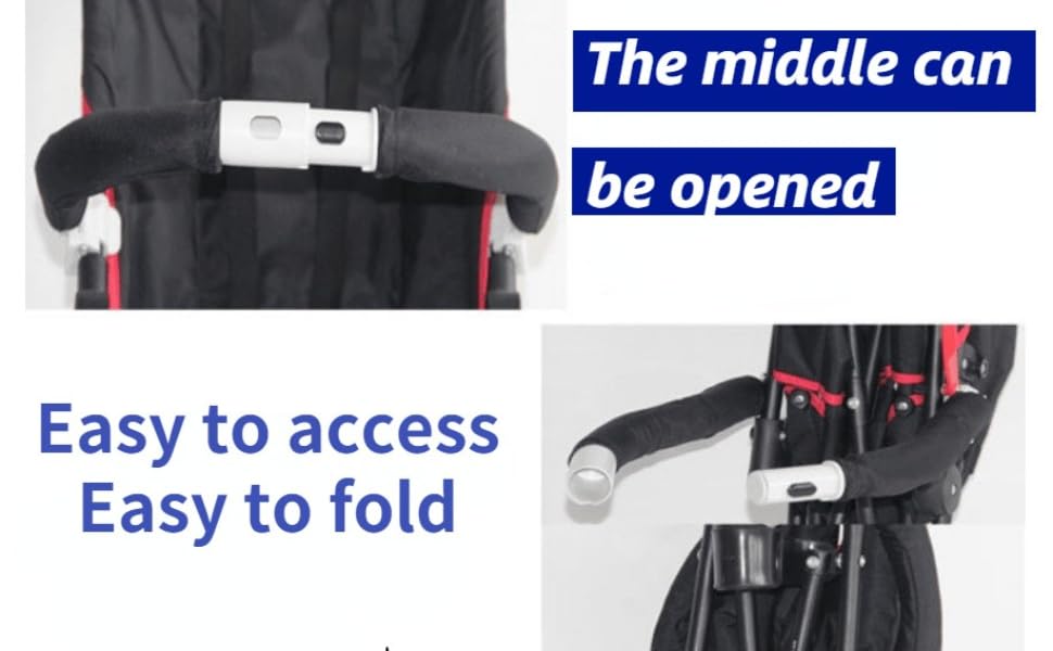 Baby Pushchair Bumper Bars Adjustable Baby Stroller Handle