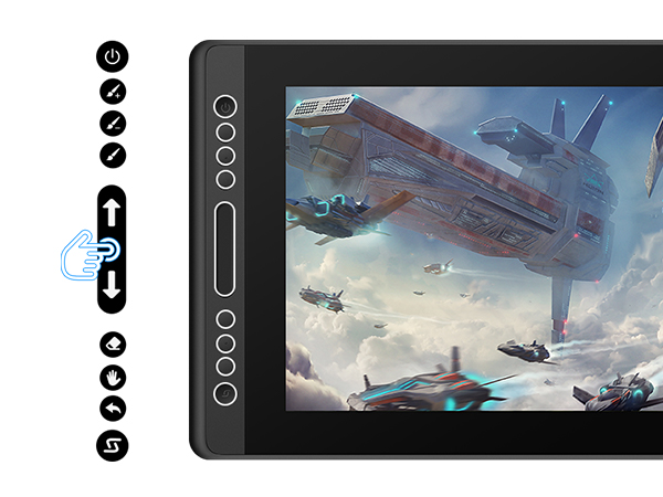 HUION 液タブKamvas Pro16 15.6インチ Kamvas Pro 16 Graphic 15.6-inch Drawing Pen Display | Huion