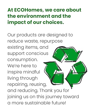 Our Values: At ECOHomes, we care about the environment and the impact of our choices.