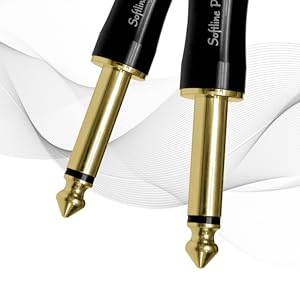 Mono 6.35mm jack to jack