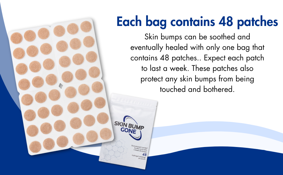 Each bag contains 48 patches