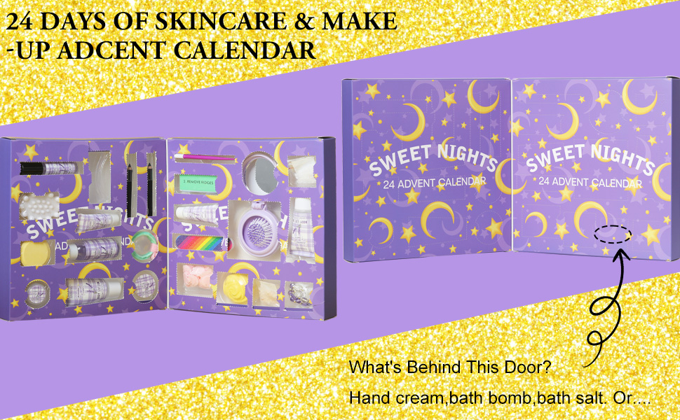 bath and body gift basket spa baskets Beauty Advent Calendar