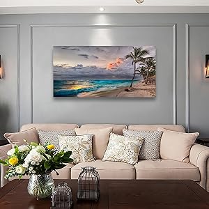 beach pictures living room wall decor