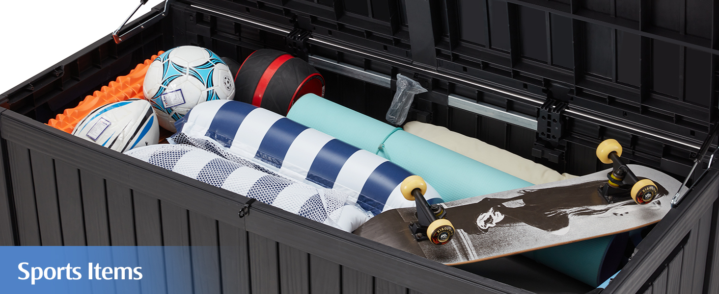 HABUTWAY Large Outdoor Storage Deck Box Waterproof Storage