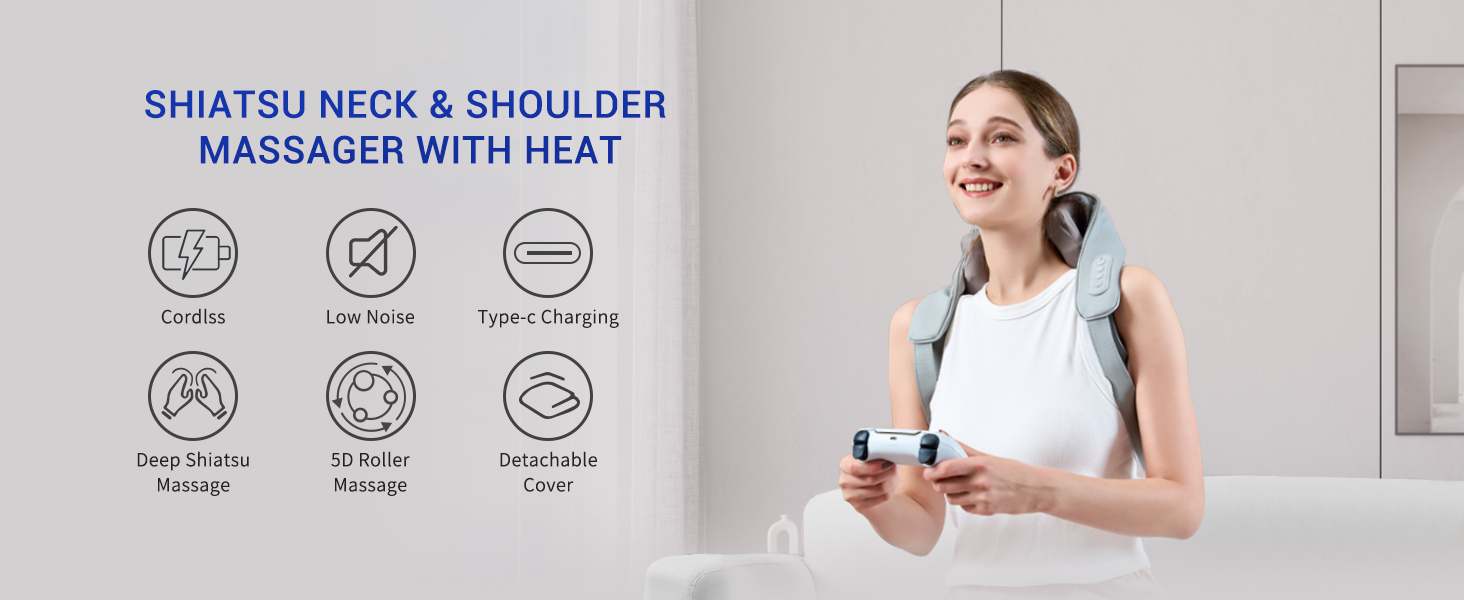 neck massager with heat