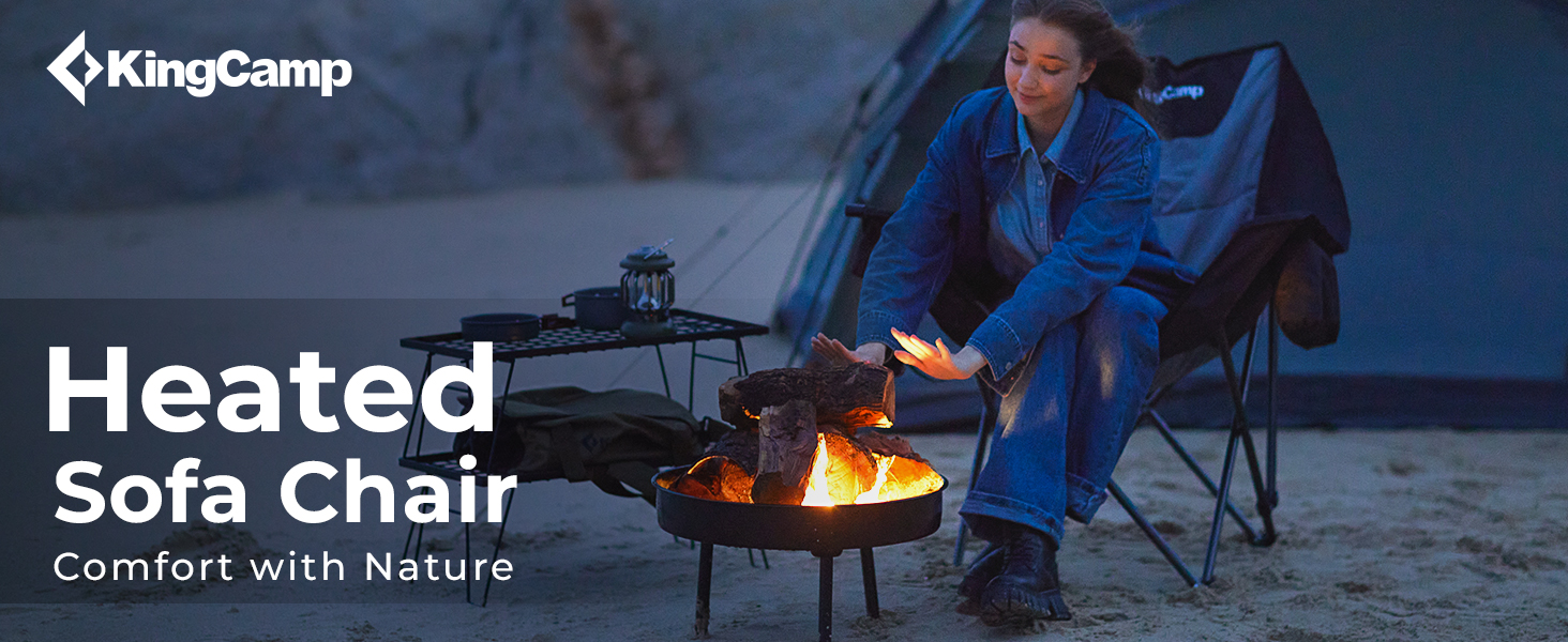 kingcamp heated camping chair