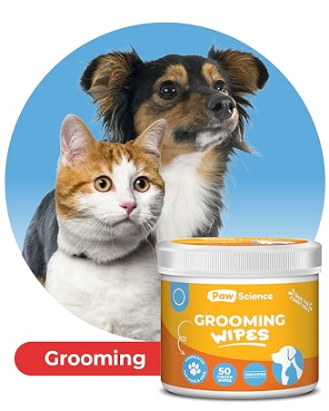 Paw Science Grooming Products - Dental Wipes, Ear Wipes, Eye Wipes, Finger Wipes
