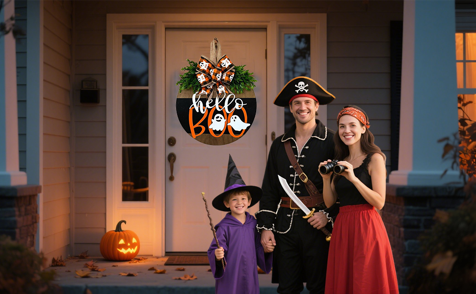 halloween door wreath skeleton halloween decor cute halloween decor ghosts halloween decorations
