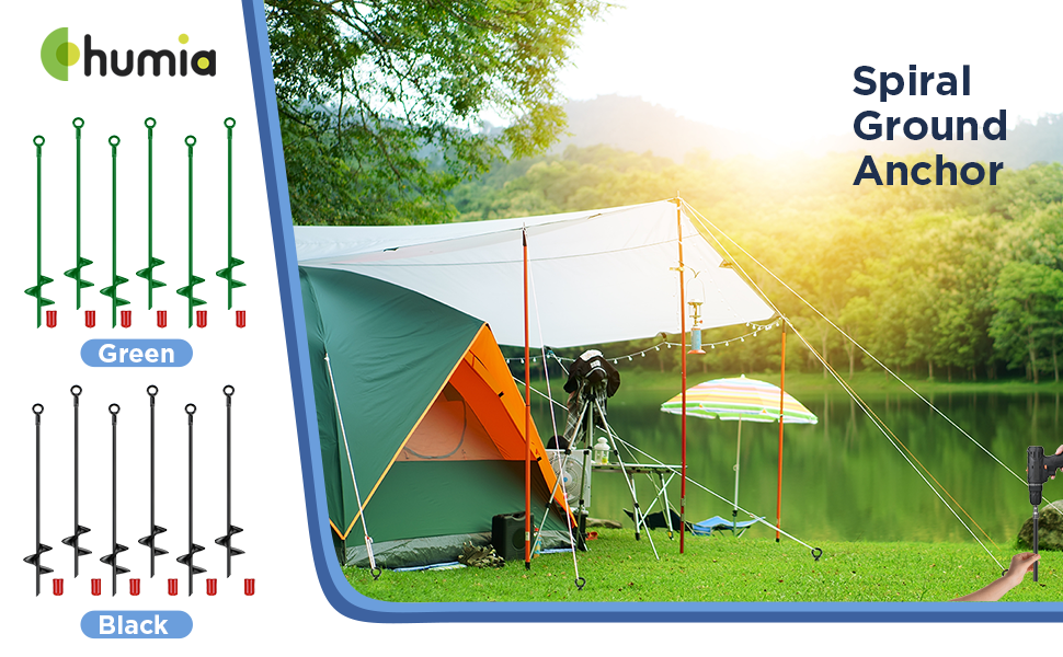 Earth Ground Anchor 18 Inch Spiral Blade Heavy Duty Earth