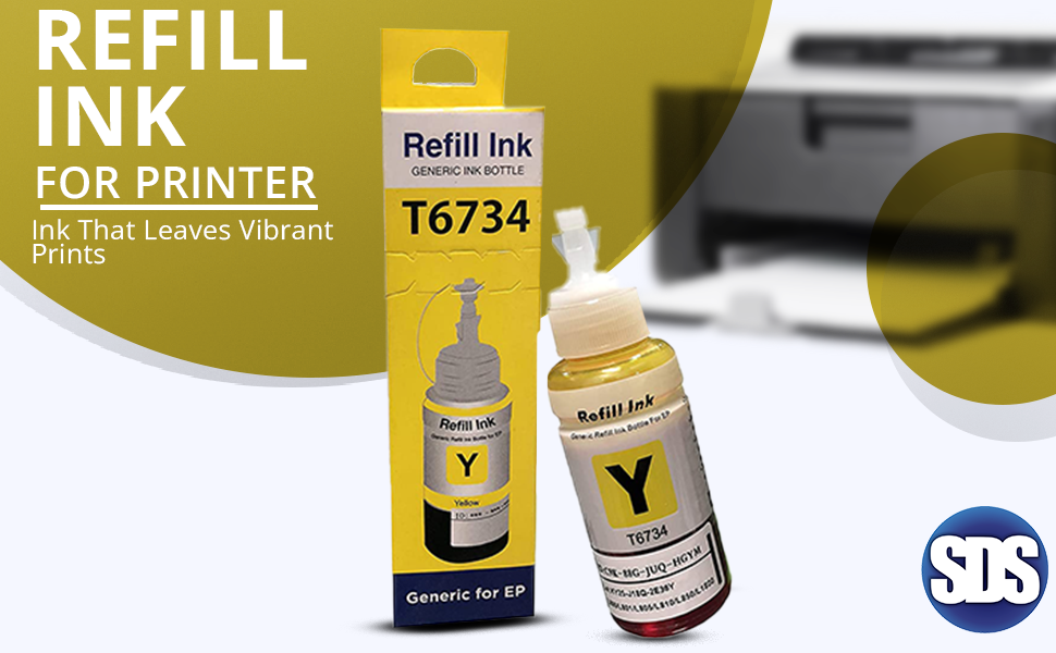 SDS Refill Ink T673 / 673 Compatible for Epson L800 / L801 / L805