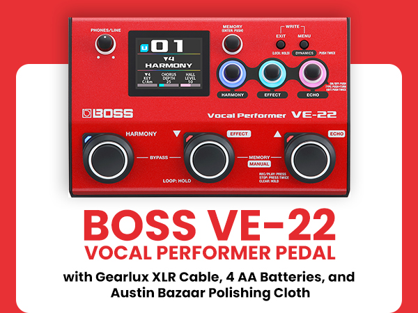 その他 BOSS VE-22 Vocal Performer BOSS VE-22 Vocal Performer Effects Processor | Music & Arts