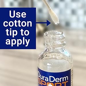 DuraDerm SPORT Bottle Apply with Cotton Tip