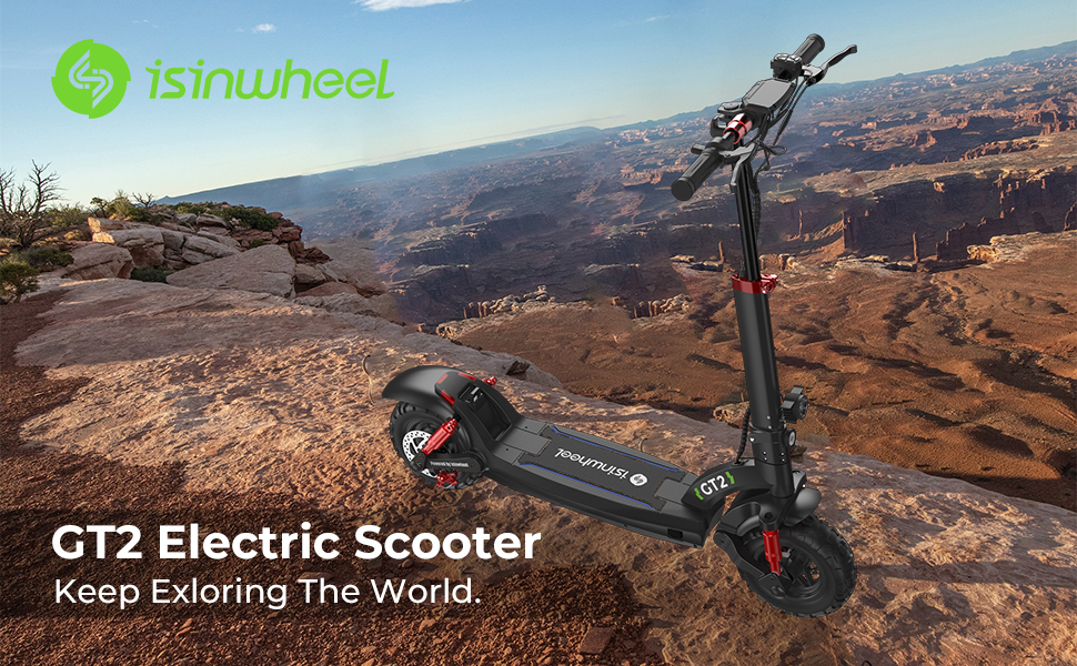 Electric Scooter 11" for Adults, isinwheel 8OOW Motor Folding Electric ...