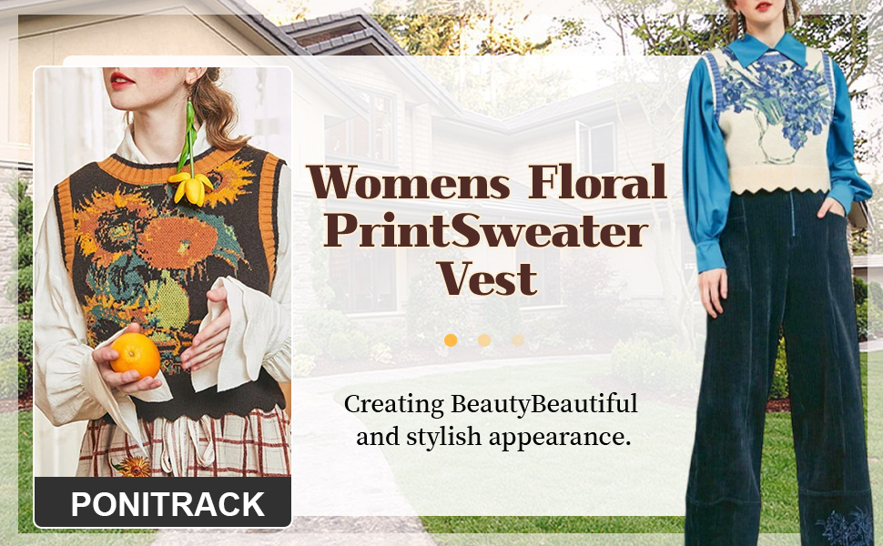 トップス murral Garden flower knit vest 41cL7n6Gt5L.jpg