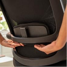 Apoio para lombar, para manter a curvatura nautral da sua coluna.