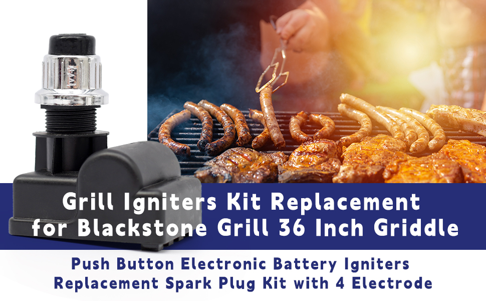 Dusledel Grill Igniters Kit Replacement for Blackstone