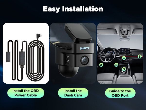4G LTE Cellular Dash Cam Front Inside