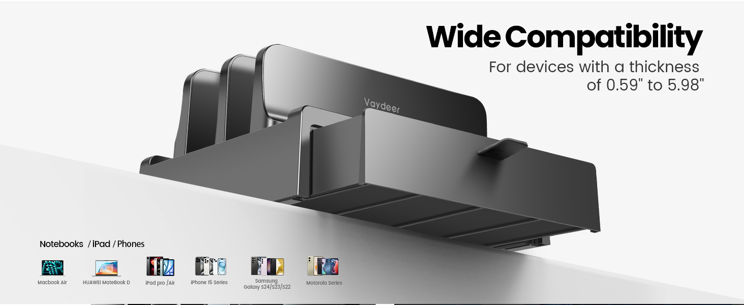 Vaydeer Vertical Laptop Stand with Drawer