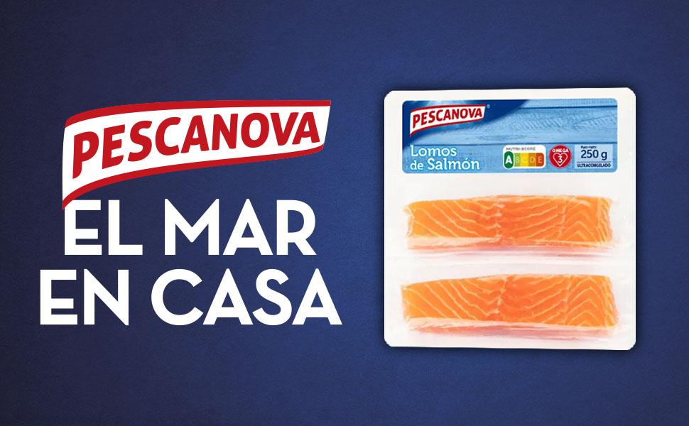 PESCANOVA, LOMOS, SALMON, PESCADO NATURAL
