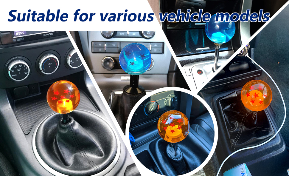 ATNVIDSG Round Ball Shift Knob for Most Manual Automatic