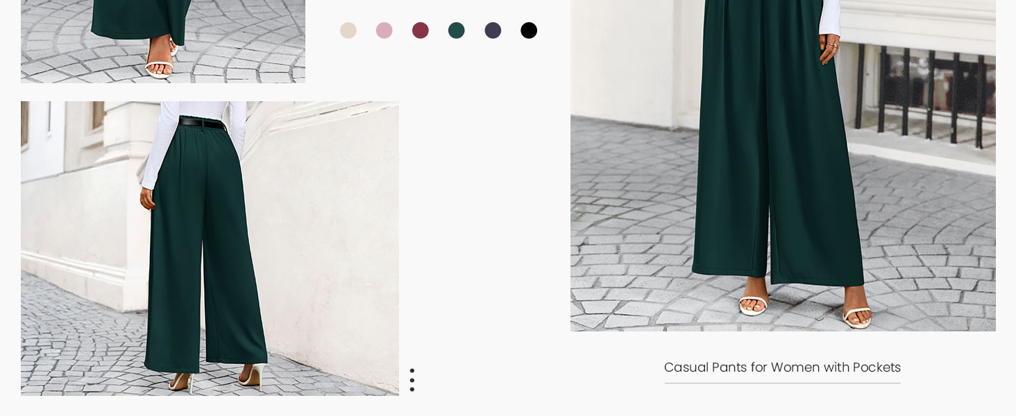 classy suit pant for women,going out trousers for women,elastic waisted palazzo pants for women