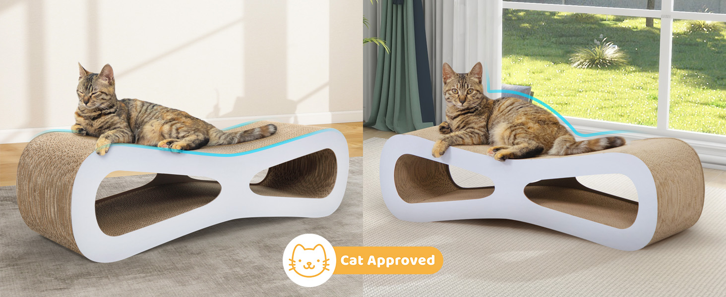 Cat Scratcher Cardboard Lounge Bed