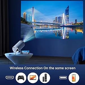 projector, portable projector, mini projector 4k, mini projector 4k wifi bluetooth