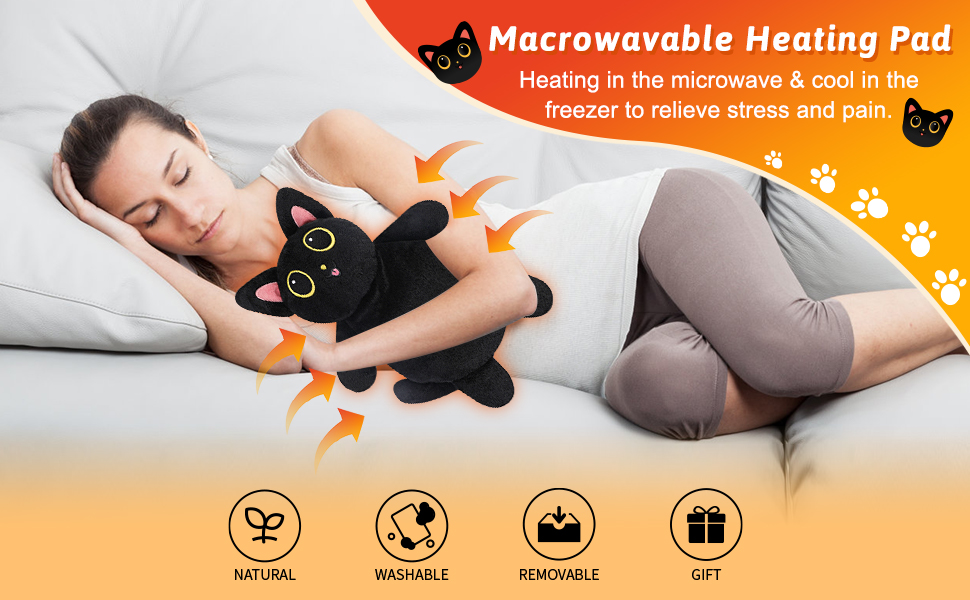 Yipem Microwave Heating Pad for Period Cramps Pain Relief