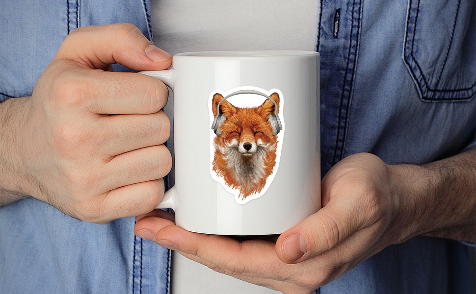 animal water bottle stickers