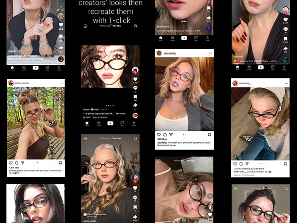 TIJN Olisa Oval Blue Light Blocking Glasses