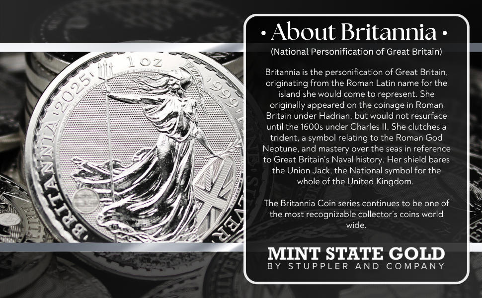2022-1 oz Silver Britannia Coin Brilliant Uncirculated (BU