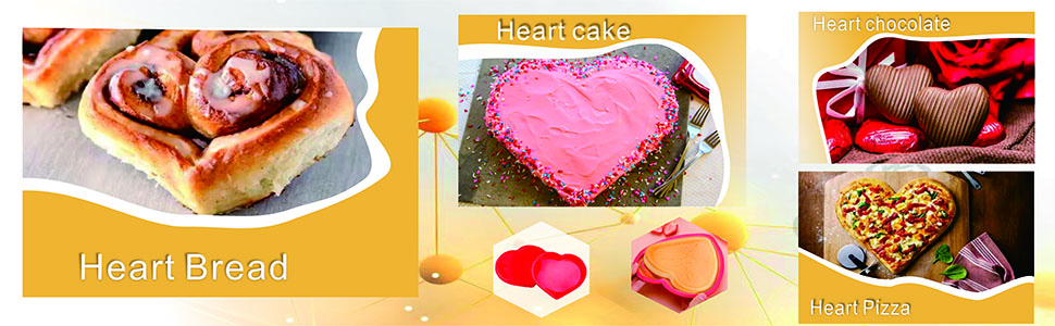 heart shaped Cake Molds