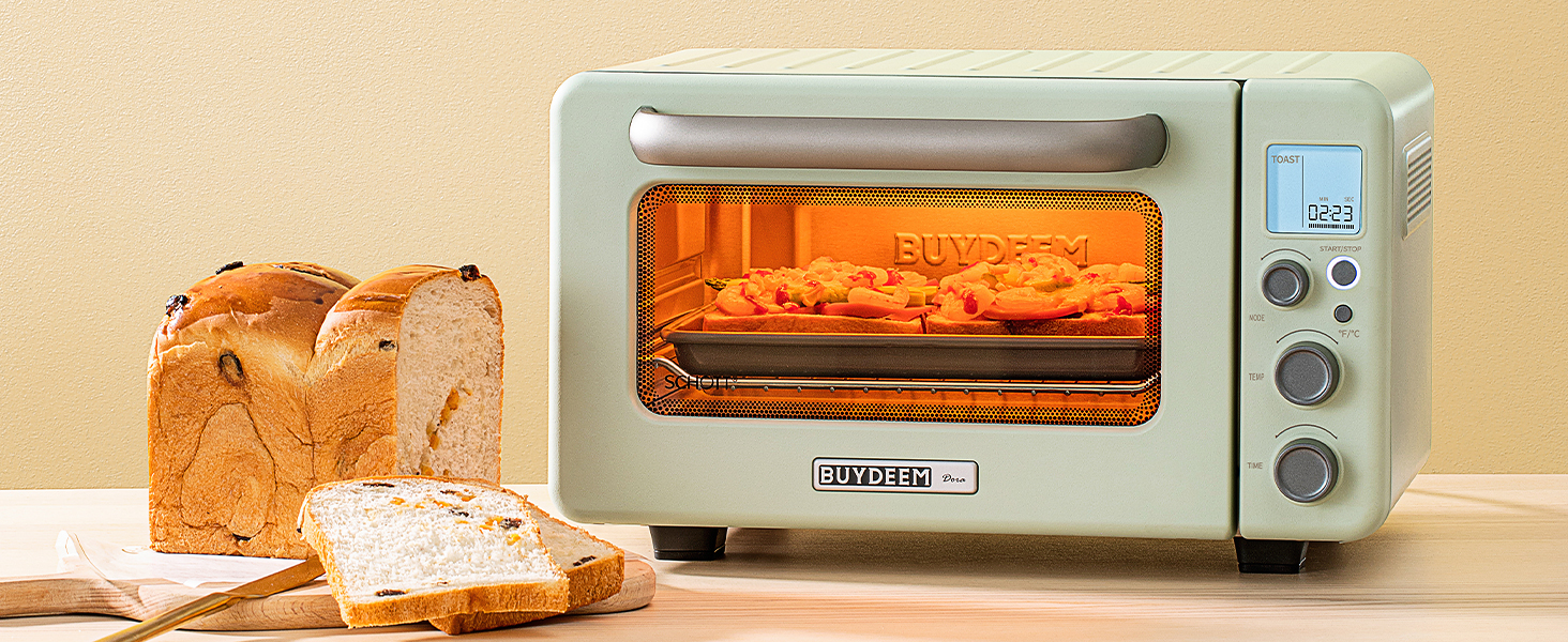 BUYDEEM T103 Multifunction Toaster Oven, No PreHeat Needed