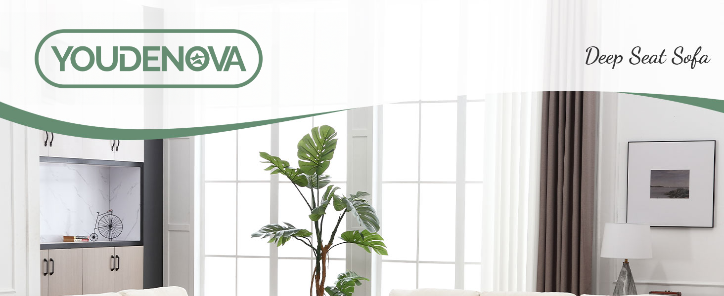 loveseat sofa coch for living room with deep seat